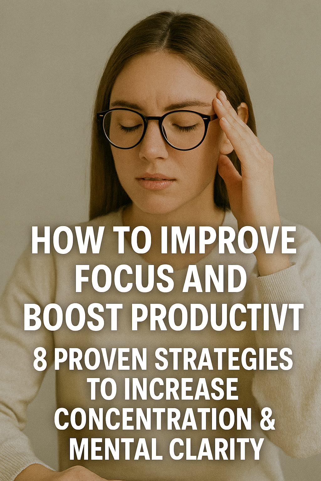 How to Improve Focus and Boost Productivity: 8 Proven Strategies to Increase Concentration & Mental Clarity