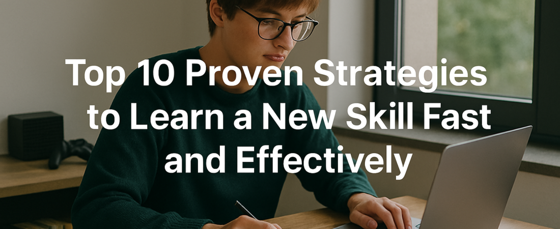 Top 10 Proven Strategies to Learn a New Skill Fast and Effectively
